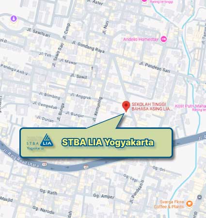 Location Google Map STBA Lia Yogyakarta Programreguler Nomor